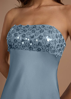 suknia Niebieski Pudrowy Maxi Narah image14