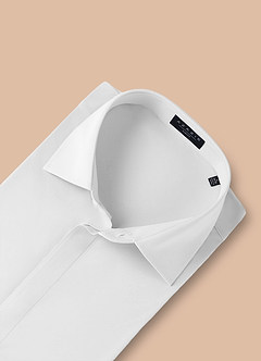 front Noah White Performance Stretch Dress Shirt