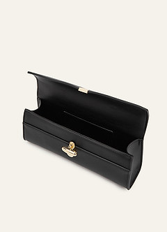 front Vintage Lock Flap Hand Bag