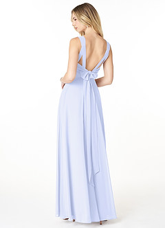 Azazie Julie Bridesmaid Dresses Lavender A-Line Sweetheart Neckline Chiffon Dress image2