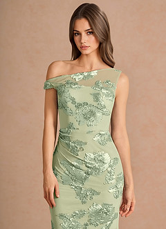 Melian Light Green Maxi Dress image5
