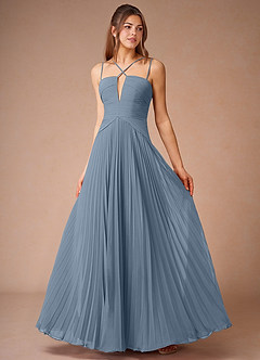 Vestido Azul Pálido Largo Aisling image3