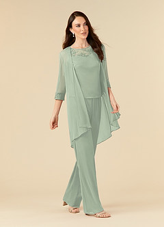 Azazie Frances 신부의 어머니 드레스 점프수트/팬츠수트 망사 image3