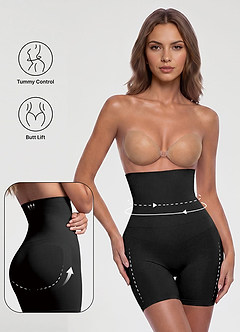 front Azazie Short modelador de bumbum sem costura