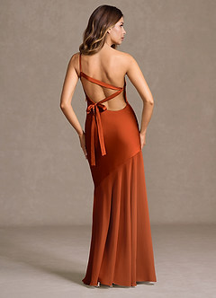 Maxi jurk Fatima Roest image2