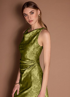 Gelina Moss Navy Maxi Dress image2