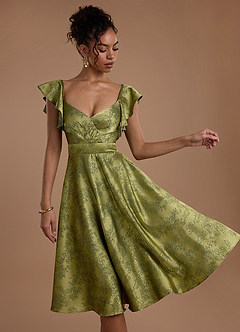 Leilani Moss Navy Midi Dress image5