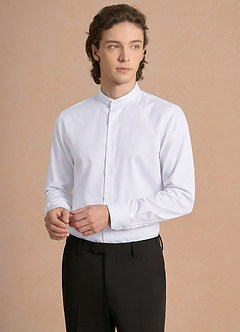 front Edward White 100% Cotton Non-Iron Dress Shirt