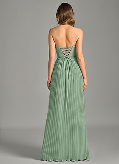 Azazie Becka Suknie dla druhen Linia A Bez ramiączek Szyfon Do ziemi Sukienka image2