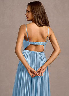 Robe Maxi Bleu Brumeux Kaia image6