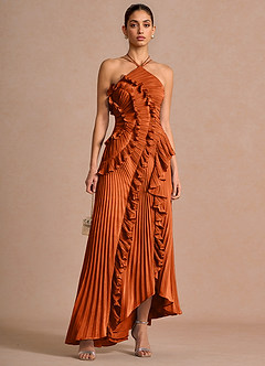 Hatsu Rust Maxi Dress image4