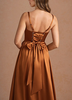 Mallory Copper Midi Dress image2