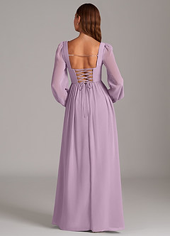 Azazie Maree Bridesmaid Dresses Wisteria A-Line Corset Chiffon Dress image6