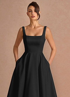 Brynn Black Midi Dress image6