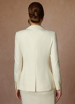 front Kennedy Ivory Refined Weave Performance Dress Suit