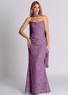 Azazie Sorrel Bridesmaid Dresses Wisteria Mermaid Corset Floral Burnout Convertible Dress image5