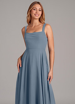 Azazie Shaude Bridesmaid Dresses Twilight A-Line Pleated Chiffon Dress image5