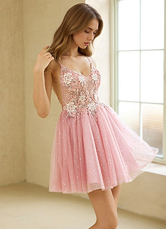 Shimira Purple Mini Dress image4