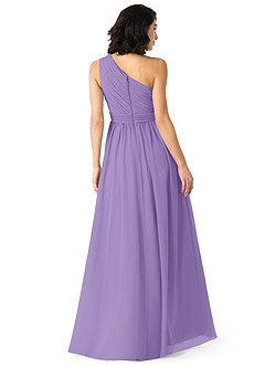 Azazie Mathilda Final Sale Tahiti A-Line One Shoulder Chiffon Dress image2