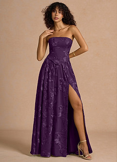 Isaura Burgundy Maxi Dress image4