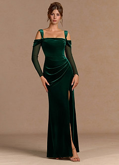 Taliyah Hunter Green Maxi Dress image3