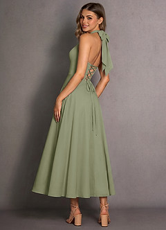 Isabeau Pistachio Maxi Dress image2