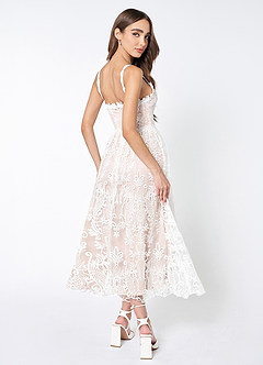 My Dearest White Lace Sleeveless Midi Dress image7