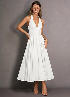 Isabeau White Maxi Dress image3