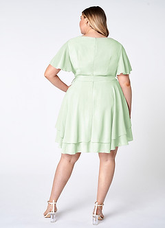 Downright Darling Mint Green Ruffled Short Sleeve Mini Dress image10