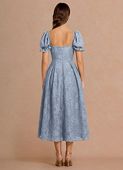Lanthe Powder Blue Midi Dress image2
