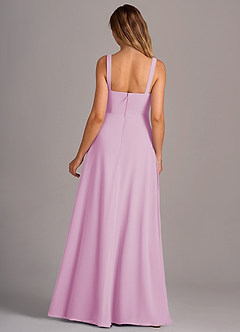 Azazie Debra Robes de demoiselle d'honneur Robe Trapèze Convertible en Mousseline de soie avec poches Rose Bonbon image6