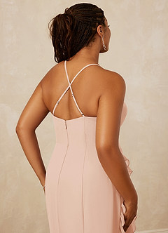 Christian Siriano Bridal for Azazie 1006 Bridesmaid Dresses English Rose Mermaid Ruched Chiffon Dress image16