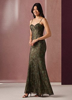 Shayel Black Gold Maxi Dress image4