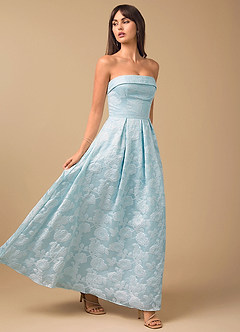 Clementine Pale Blue Maxi Dress image5