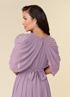 Azazie Olena Abiti per la Madre della Sposa Abito A-Line in Chiffon Lustrini Glicine image6