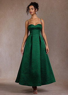 Pearline Verde Tempesta Maxi vestito image3