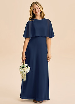 Azazie Maris Junior Klä av A-Line i Chiffong image5