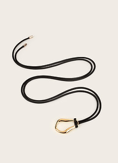 Haut Habillé Noir The Limited - Taille S (origine 54) - Sans Manches Avec Ceinture à Nouer - Neuf Avec étiquette