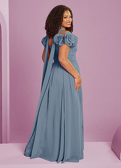 Barbie ♥ Azazie Bridesmaid Dresses Twilight A-Line Off the Shoulder Chiffon Convertible Dress image8