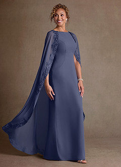 Azazie Artemisia Klänningar till brudens mor Klä Tubklänning i Chiffong Spets Stormig image2