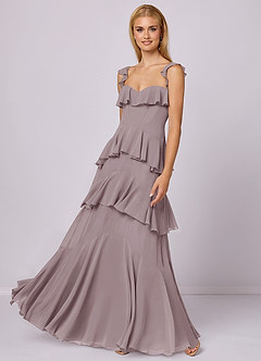 Barbie ♥ Azazie Bridesmaid Dresses Dusk A-Line Sweetheart Neckline Chiffon Dress image1