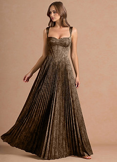 Isonelle Coffee Brown Maxi Dress image4