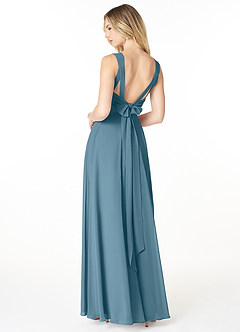 Azazie Julie Bridesmaid Dresses Bermuda A-Line Sweetheart Neckline Chiffon Dress image2