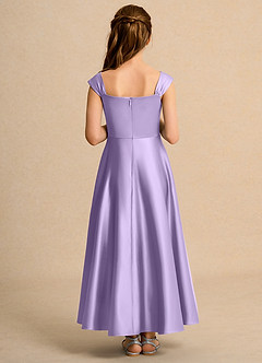 Azazie Bundle Junior Formal Flower Girl Klänningar Klä A-Line i Matt satäng Plisserad image2