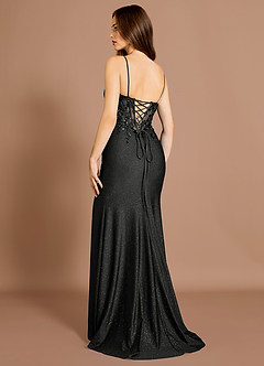 Jaslene Negro Vestido largo image4