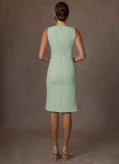 front Kennedy Dusty Sage Vestido estruturado com elastano