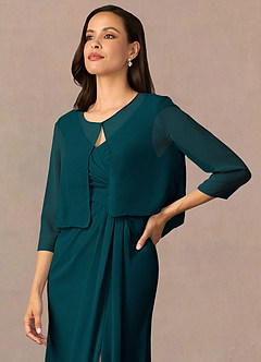 front Azazie Ettienne Chiffon Wrap