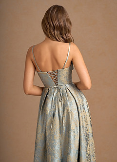 Maelis Vintage Blue Maxi Gown image8