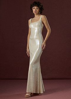 Eda Champagne Maxi Dress image1