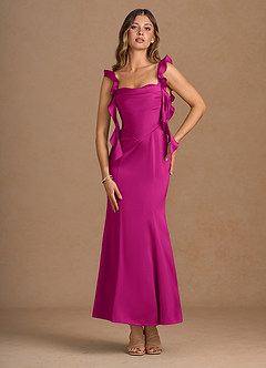 Lilibet Hot Pink Maxi Dress Ready to Ship | Azazie CA